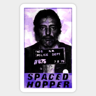 Spaced Hopper violet Sticker